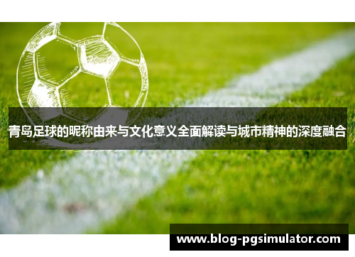 青岛足球的昵称由来与文化意义全面解读与城市精神的深度融合